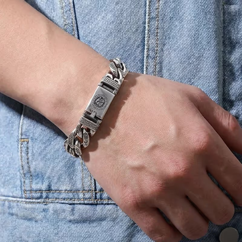 Men's Retro Six-Syllable Mantra Bracelet - Image 4