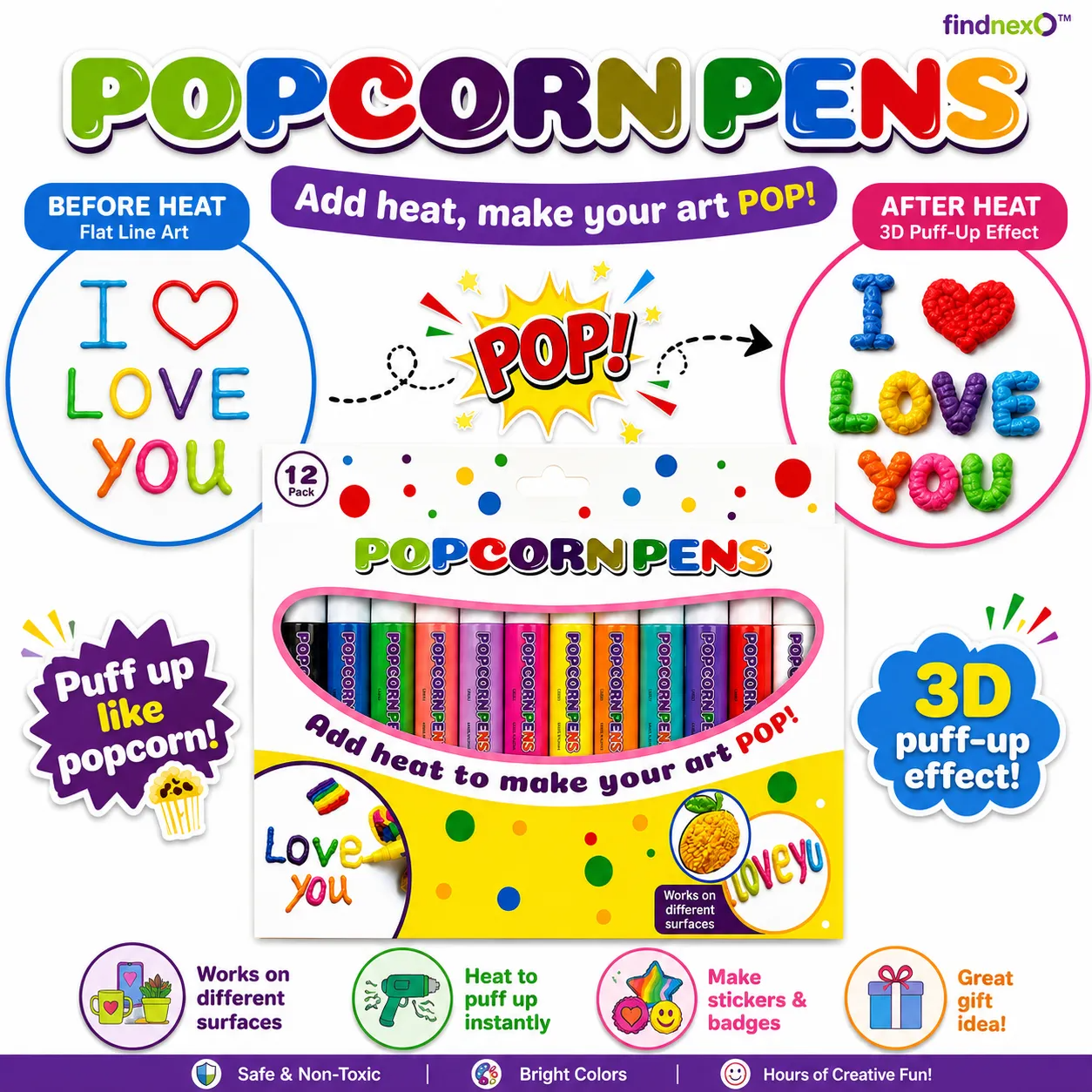 3D Relief Art Pen – Turn Flat Drawings Into Touchable 3D Art - Image 8