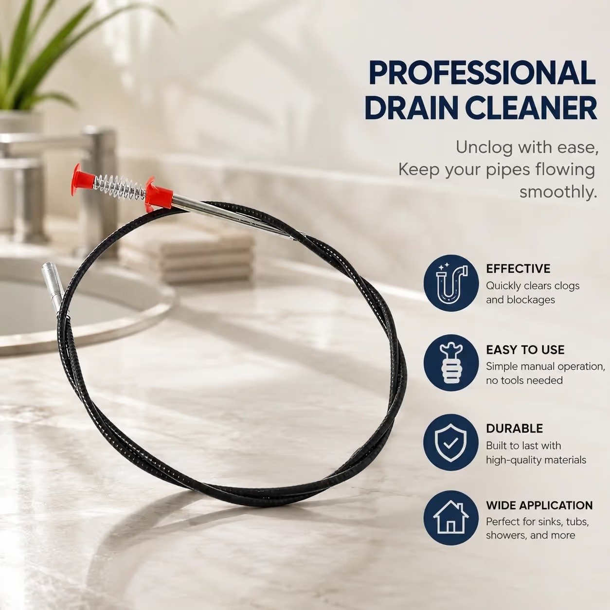 Professional Drain Clog Remover Tool – A Must-Have For Every Home - Image 5