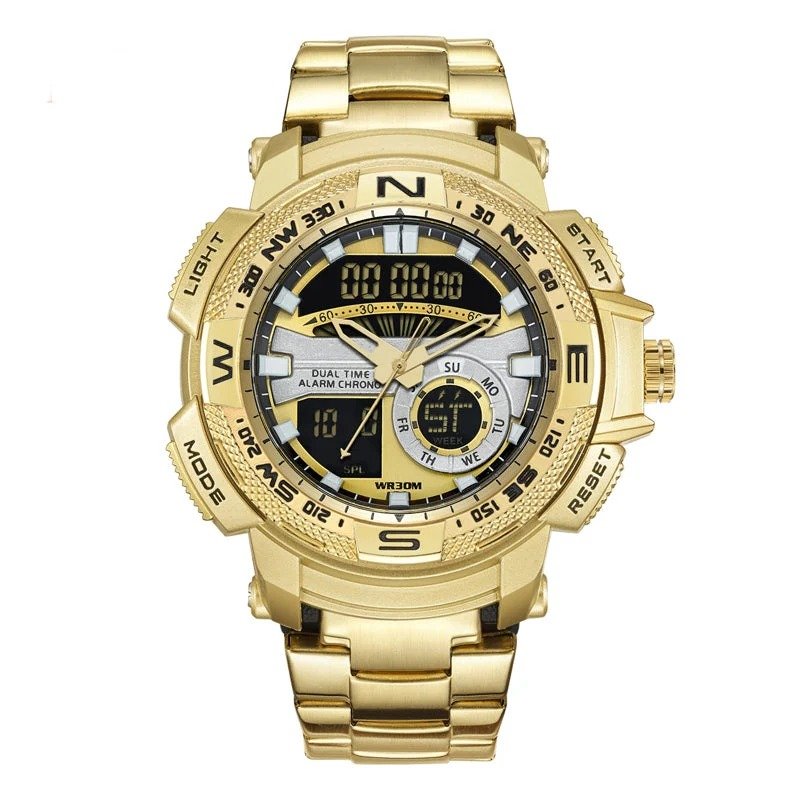 ⏰Men's Dual-Display Sports Watch – Analog-Digital Multi-Function - Image 5