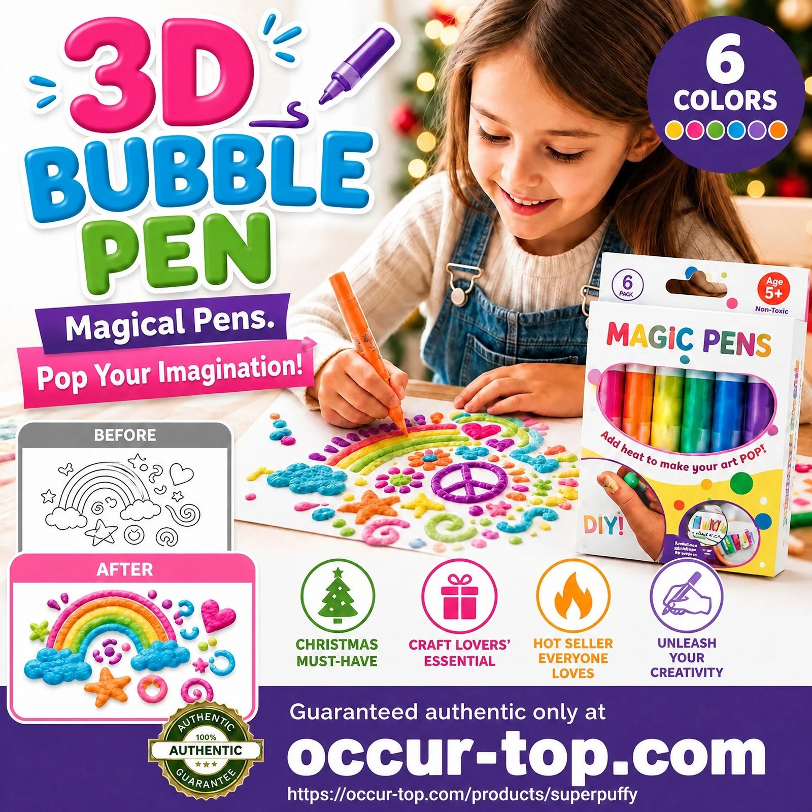 3D Relief Art Pen – Turn Flat Drawings Into Touchable 3D Art - Image 2