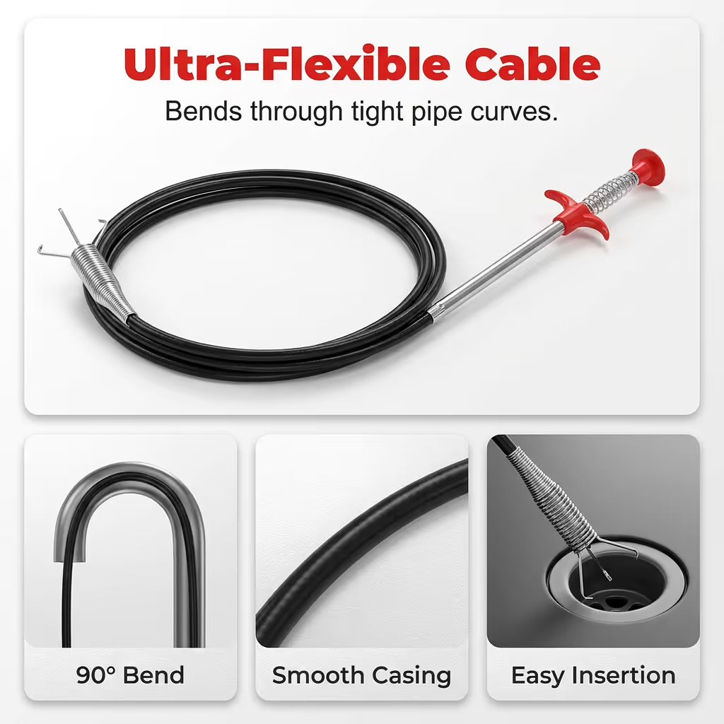 Professional Drain Clog Remover Tool – A Must-Have For Every Home - Image 2