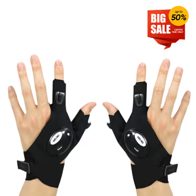 LED Gloves with Waterproof Lights (2 pcs ) - Image 4